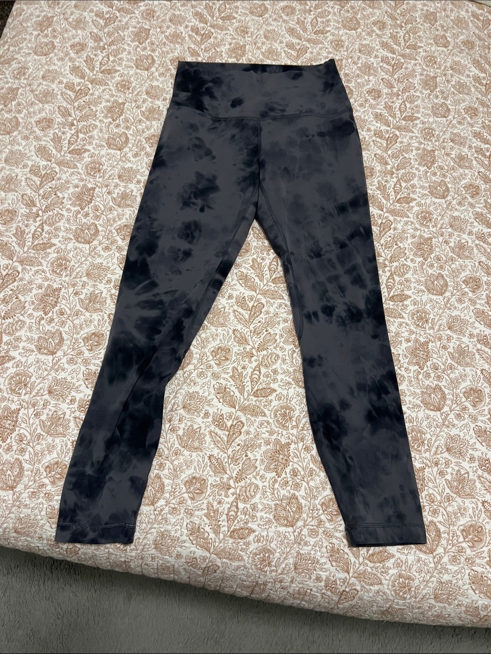 lululemon athletica Black Tie-Dye women Leggings